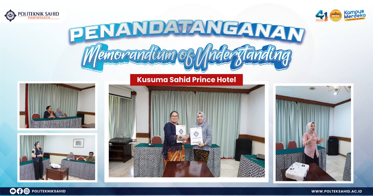MoU dengan Kusuma Sahid Prince Hotel