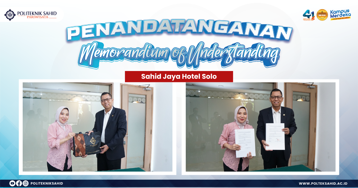 MoU dengan Sahid Jaya Hotel Solo