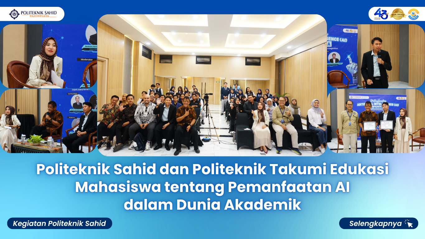 Politeknik Sahid dan Politeknik Takumi Edukasi Mahasiswa tentang Pemanfaatan AI dalam Dunia Akademik
